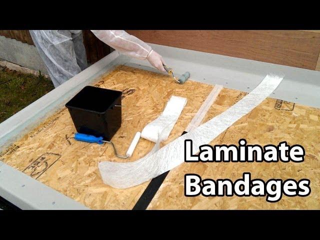 Part 3 Fibreglass Roof Bandages - Laminate Trims & Joins