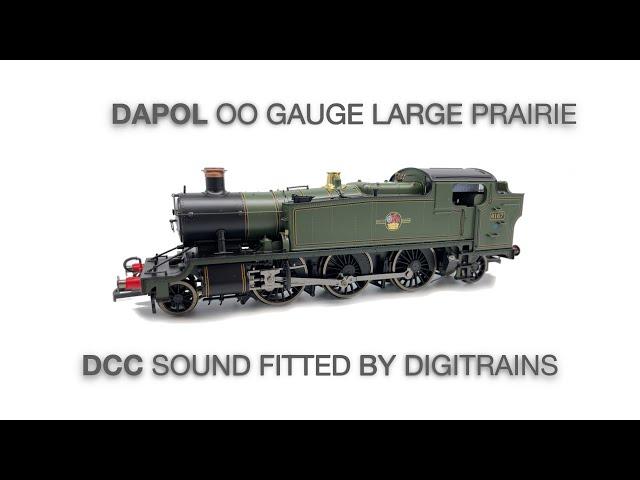 New Dapol OO Gauge Large Prairie DCC Sound fitted by Digitrains