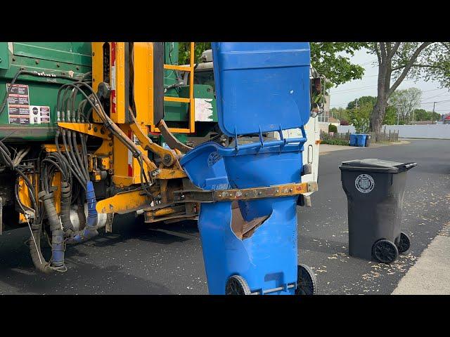 Garbage Truck VS. Broken Bins