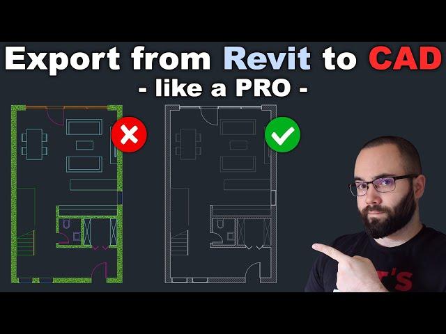 Export from Revit to CAD Tutorial