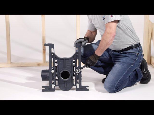 Installing a Zurn EZCarry® High Performance Water Closet Carrier System