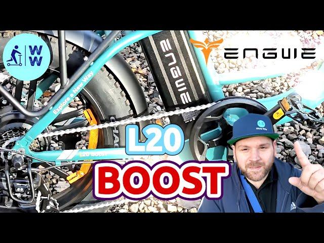 Engwe L20 Boost  Volle Power  Fatbike, Pedelec, 25 km/h, 250 Watt, eBike 2024 #engwe