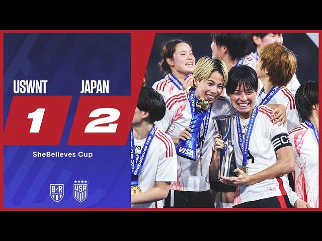 Japan beat USA to win SheBelieves Cup | USWNT 1-2 Japan | Official Game Highlights