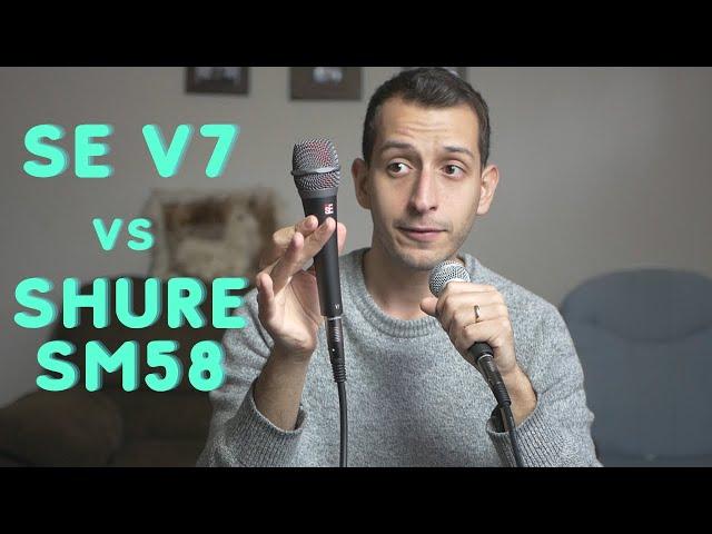 The best microphone for Podcasting, Videography, Streaming in 2021 | sE Electronics V7 vs Shure SM58