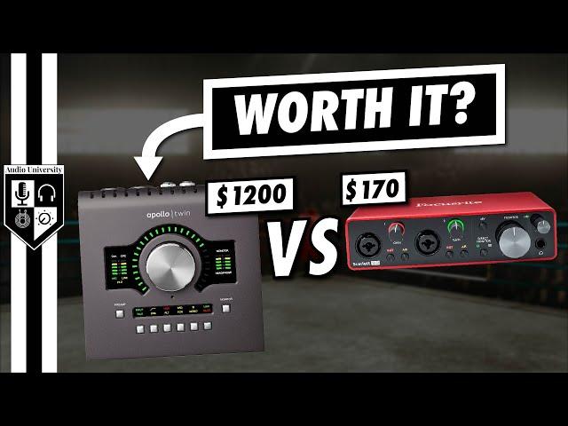 Cheap vs Expensive Audio Interfaces | Focusrite Scarlett vs Universal Audio Apollo