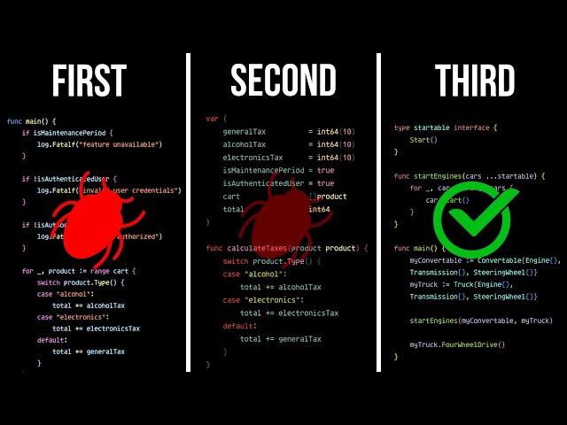 The 3 Laws of Writing Bug Free Code