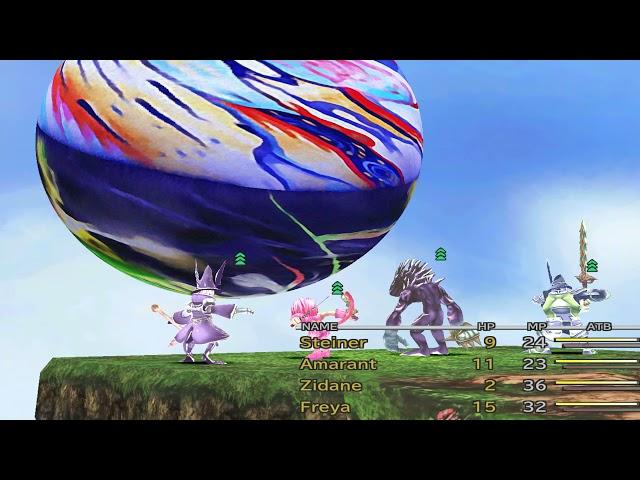 Final Fantasy IX - Lvl 1 party defeats Ozma in 1 round