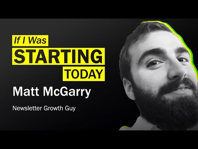 How to Make Millions with Newsletters from the "Newsletter Growth Guy" | Matt McGarry