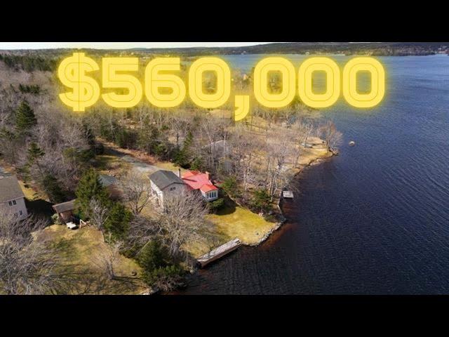 WATERFRONT Home For Sale In Nova Scotia : PORTERS LAKE Affordable Waterfront Home For Sale