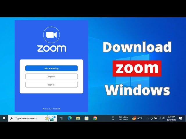 How to Download and Install Zoom App in Laptop or PC