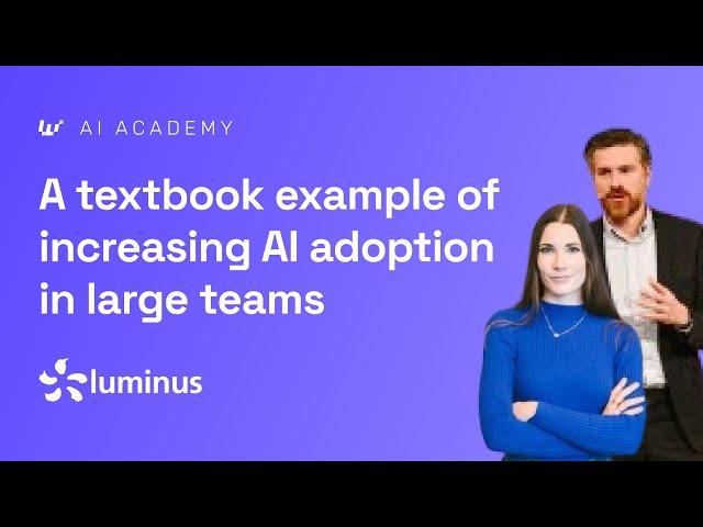 Empowering Luminus: enhancing innovation with Generative AI Training - Wonka AI