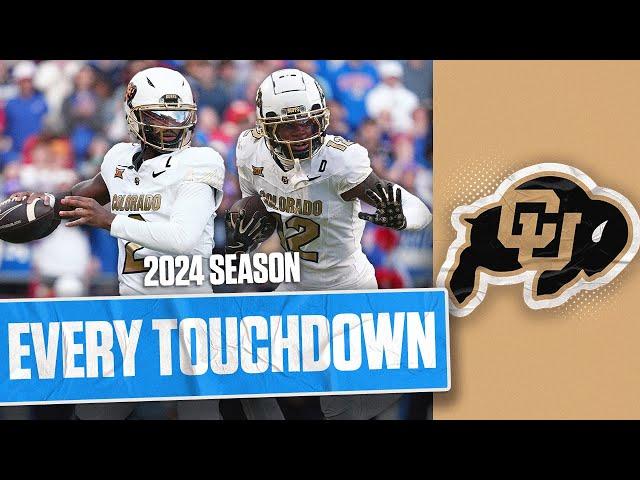 Shedeur Sanders, Travis Hunter and EVERY TOUCHDOWN by Colorado in 2024 Season | CFB on FOX