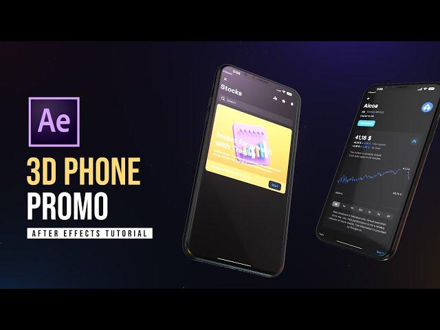3D Phone App Promo in After Effects: Step-by-Step Tutorial
