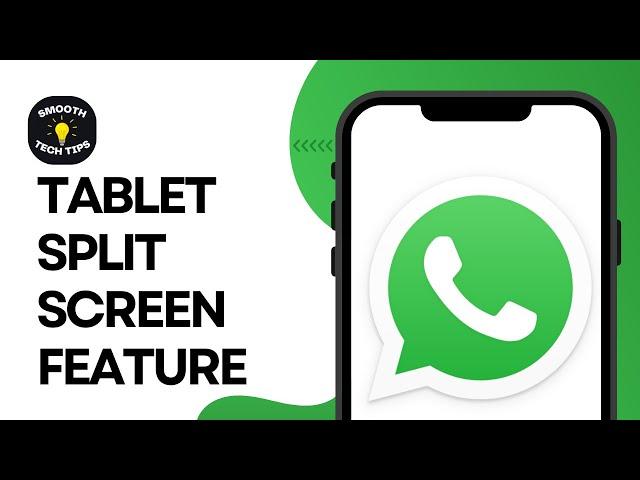 How to Enable or Remove - Disable WhatsApp Android Tablet Split Screen Feature (2024)