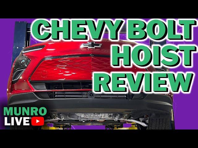 Chevy Bolt EV Hoist Review with Kevin and Jordan