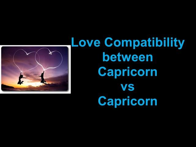 secret of | Love Compatibility between Capricorn and Capricorn