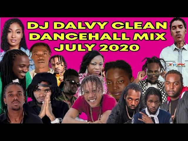 CLEAN DANCEHALL MIX JULY 2020- INTENCE, AKALINE, VYBZ KARTEL,SHENSEEA,SKILLIBENG