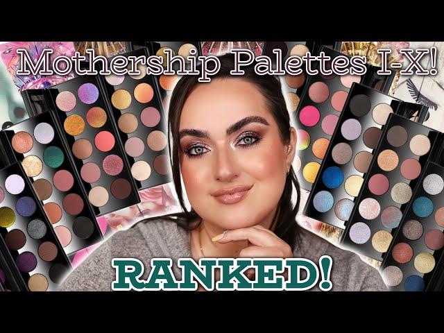 PAT MCGRATH MOTHERSHIP PALETTES RANKED FROM WORST TO BEST! ALL 10 OF THEM!