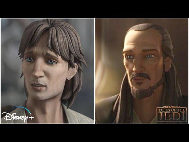 All Qui-Gon Jinn scenes in Tales of the Jedi [HD]