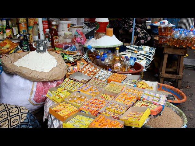 Talk To The Camera - Dove Cut Market Food Prices - Sierra Leone