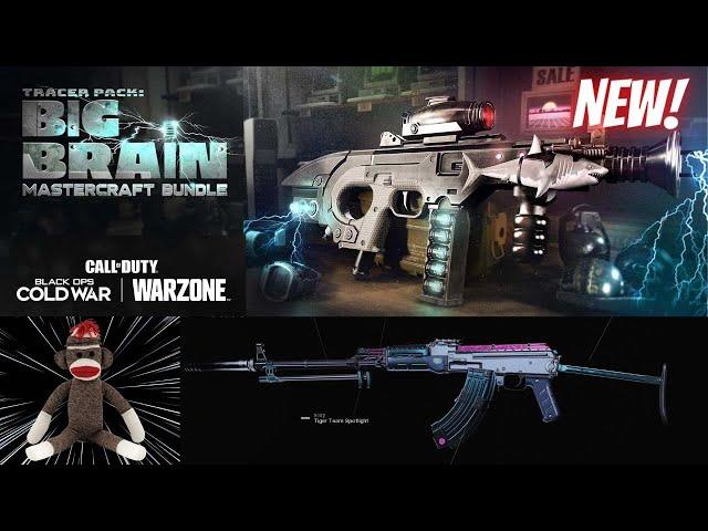 “NEW” Tracer Pack: BIG BRAIN MASTERCRAFT Showcase | Call of Duty Cold War/Warzone | LC10 & AK47