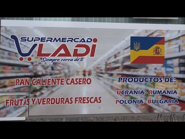 "Vladi" Supermarket. Products from Ukraine, Romania, Poland and Bulgaria.