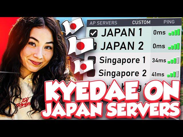 KYEDAE PLAYS JAPANESE VALORANT SERVERS !!!