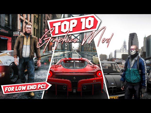 10 Best Graphics Mod To Make GTA 4 Ultra Realistic | For Low End PC!