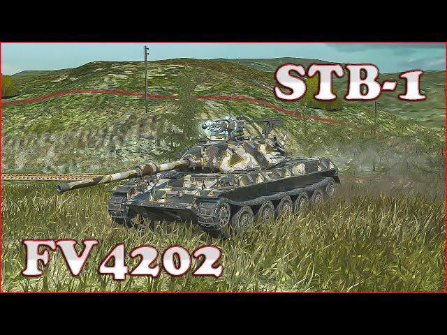 FV4202, STB-1 - WoT Blitz UZ Gaming