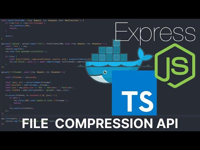 Step-by-Step Tutorial: Create a Powerful File Upload & Compression API using Express and TypeScript!