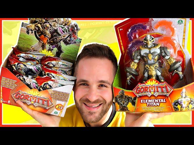 Gormiti UNBOXING TITAN DE LOS ELEMENTOS + GUANTE ALFA + CAJA MINI FIGURAS en Pe Toys