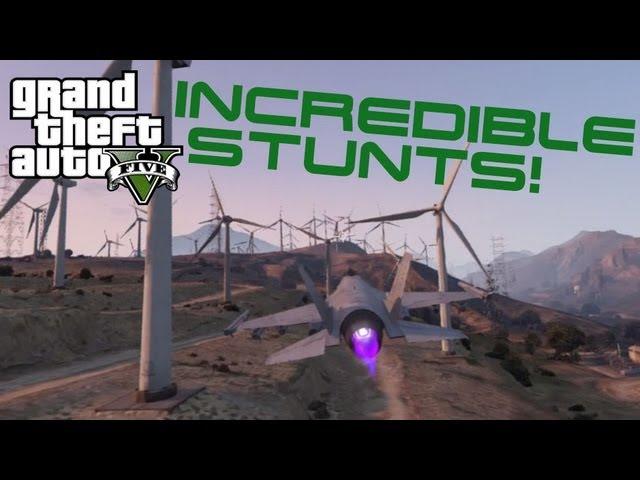 GTA V | Awesome Fighter Jet Stunts! (GTA 5)