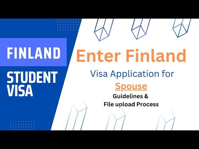 Enter Finland Guidelines for spouse in Bangla - কিভাবে স্পাউস'র জন্য এন্টার ফিনল্যান্ডে এপ্লাই করবে?