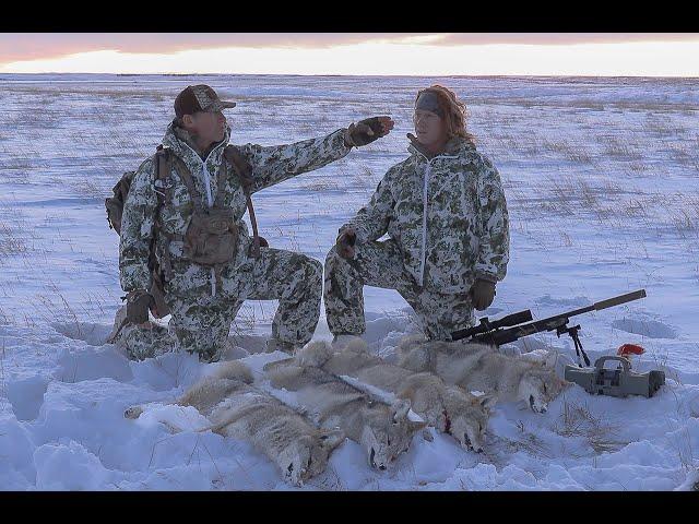 South Dakota Coyote Hunting after the BLIZZARD!  Predator Hunting Suppressed: Quadro Dose.