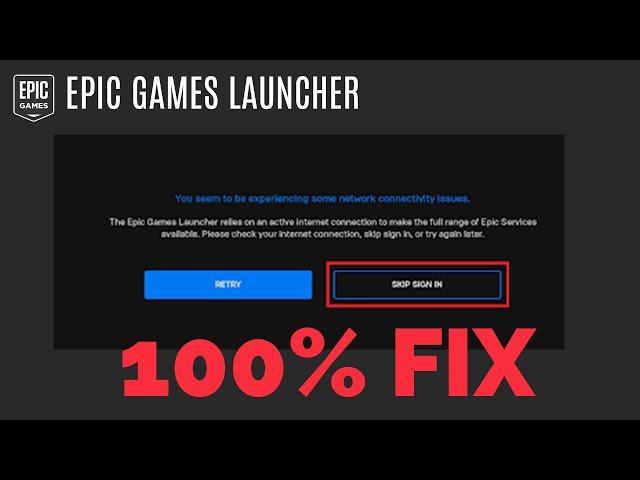 Epic Games Launcher connection problems, having trouble connecting FIX!