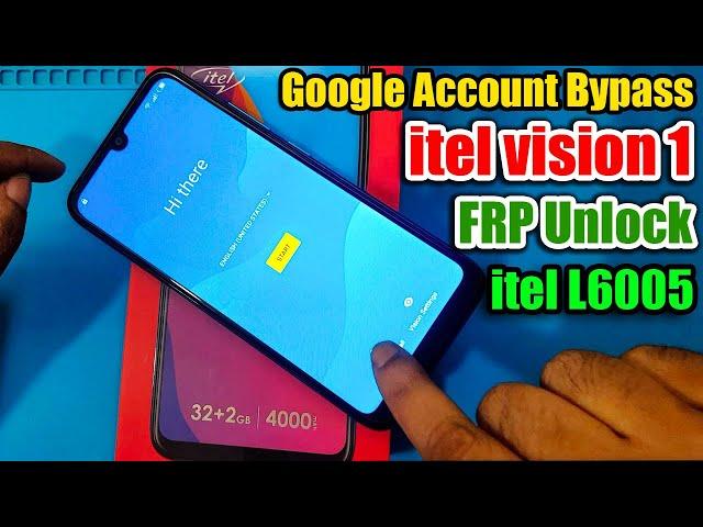 Itel Vision 1 Frp Bypass | Itel L6005 Frp Google Account Remove |