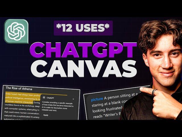 12 Use Cases for NEW ChatGPT Canvas! (Future of Writing)