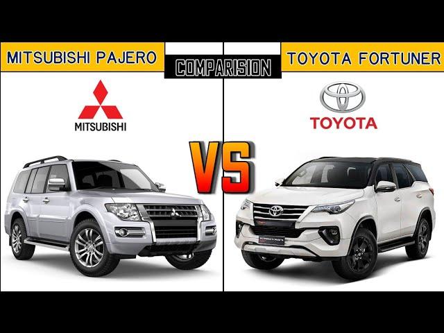 Mitsubishi Pajero 2020 vs Toyota Fortuner 2020 Comparison