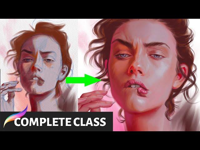 [Procreate] From Shapes to Portrait COMPLETE CLASS in Procreate by Haze Long