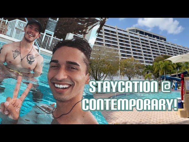 Disney's Contemporary Resort Staycation! | Room Tour, The Wave Bottomless Mimosas | SO MUCH FUN!