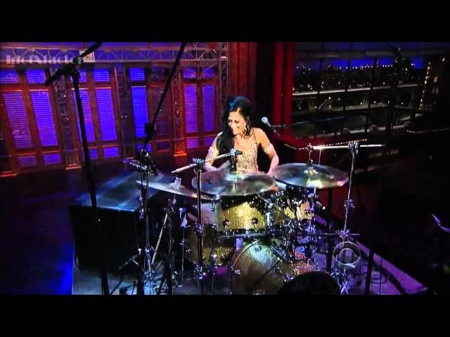 Sheila E. SOLO DE BATERIA com a Orquestra CBS David Letterman HD