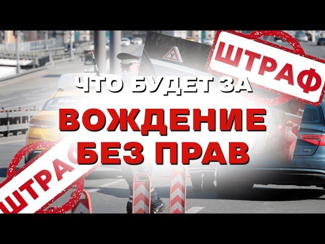 Что грозит за езду без прав 2024? Что грозит за езду без водительских прав?