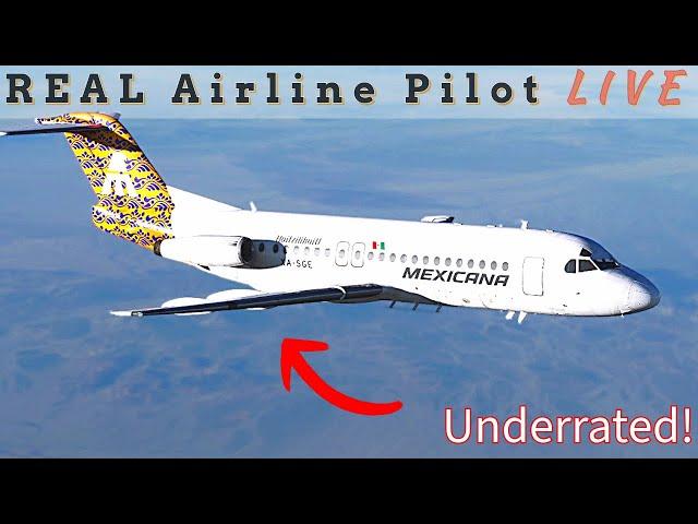 What Happened to this jet? | Real Airline Pilot | Fokker F28 | #msfs2020 #justflight #f28