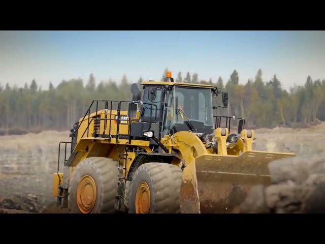 #CAT 986K CATERPILLAR loader in action