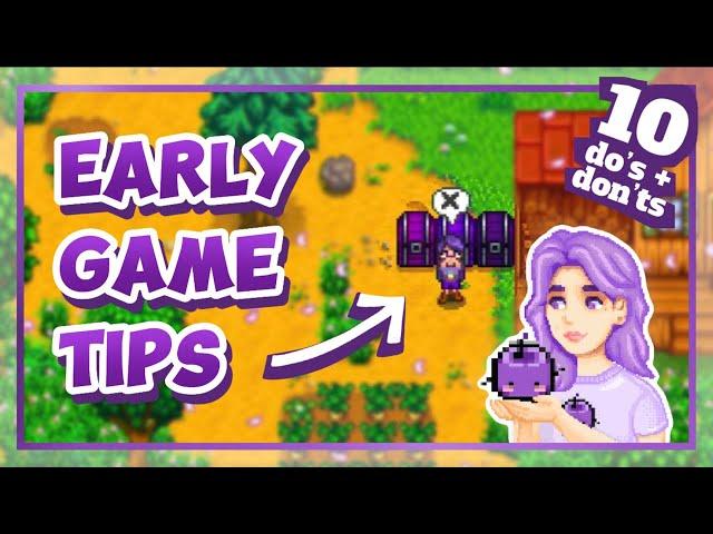 10 Do's & Don'ts of Stardew Valley | Beginner's Guide