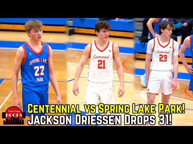 Centennial Takes On Spring Lake Park! Jackson Driessen Drops 31 Points!