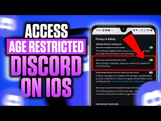 How to Access Age Restricted Discord on iOS 2023 (Easy) LATEST UPDATE Join Restricted Discord Server