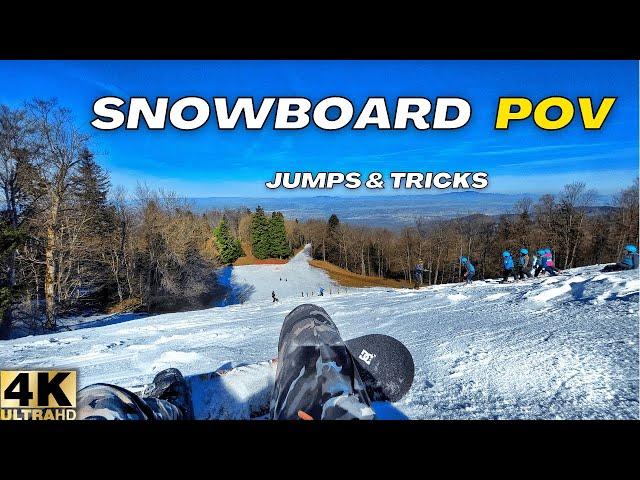 GoPro POV Snowboard | Snowboarding - Jumps & Tricks | Snowboard Sljeme | Skiing Sljeme