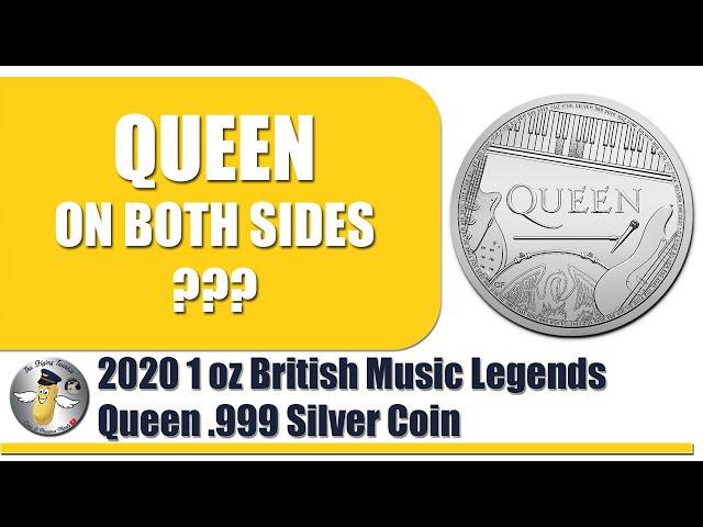 2020 1 oz British Music Legends QUEEN Silver Coin from The Royal Mint (UK)