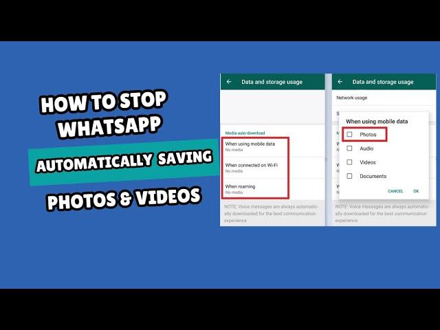 Stop WhatsApp Photo & Video Clutter! (iPhone & Android) | Disable Auto-Save Now!